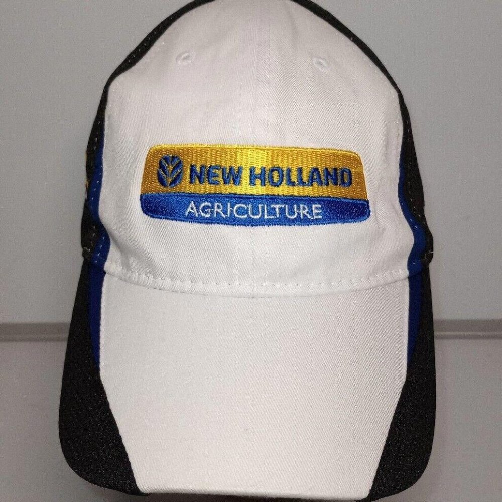 New Holland Agriculture Construction 2014 Farm Show NASCAR Strapback Hat Cap